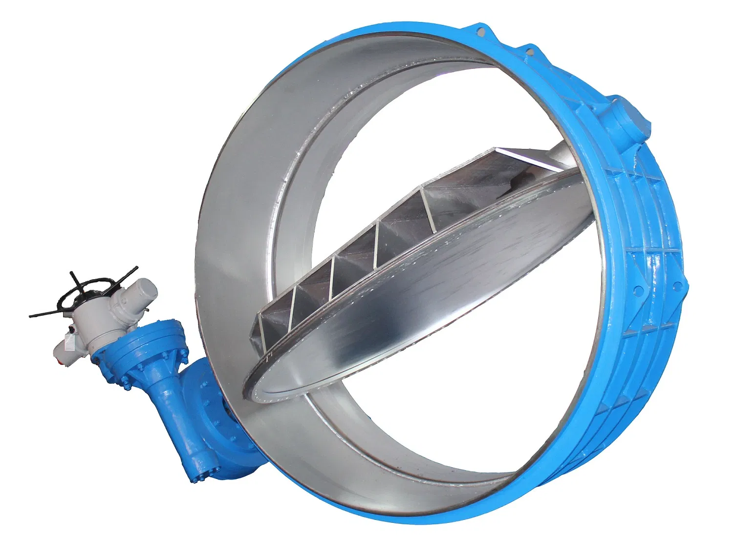 Welded electric Butterfly Valve with Truss Type Disc 1800d963h-10W