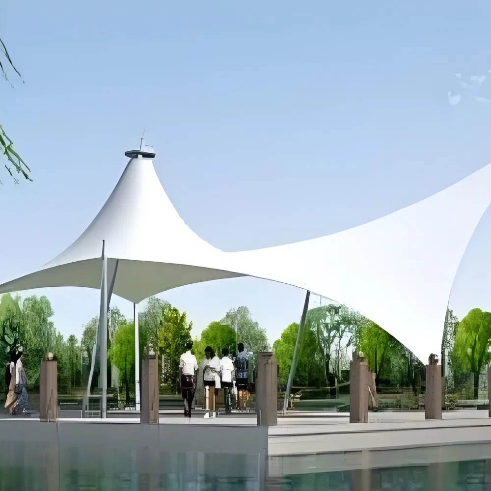 Exhibition Temporary Pavilion Membrane Structure Landscape Shelter Quick Setup