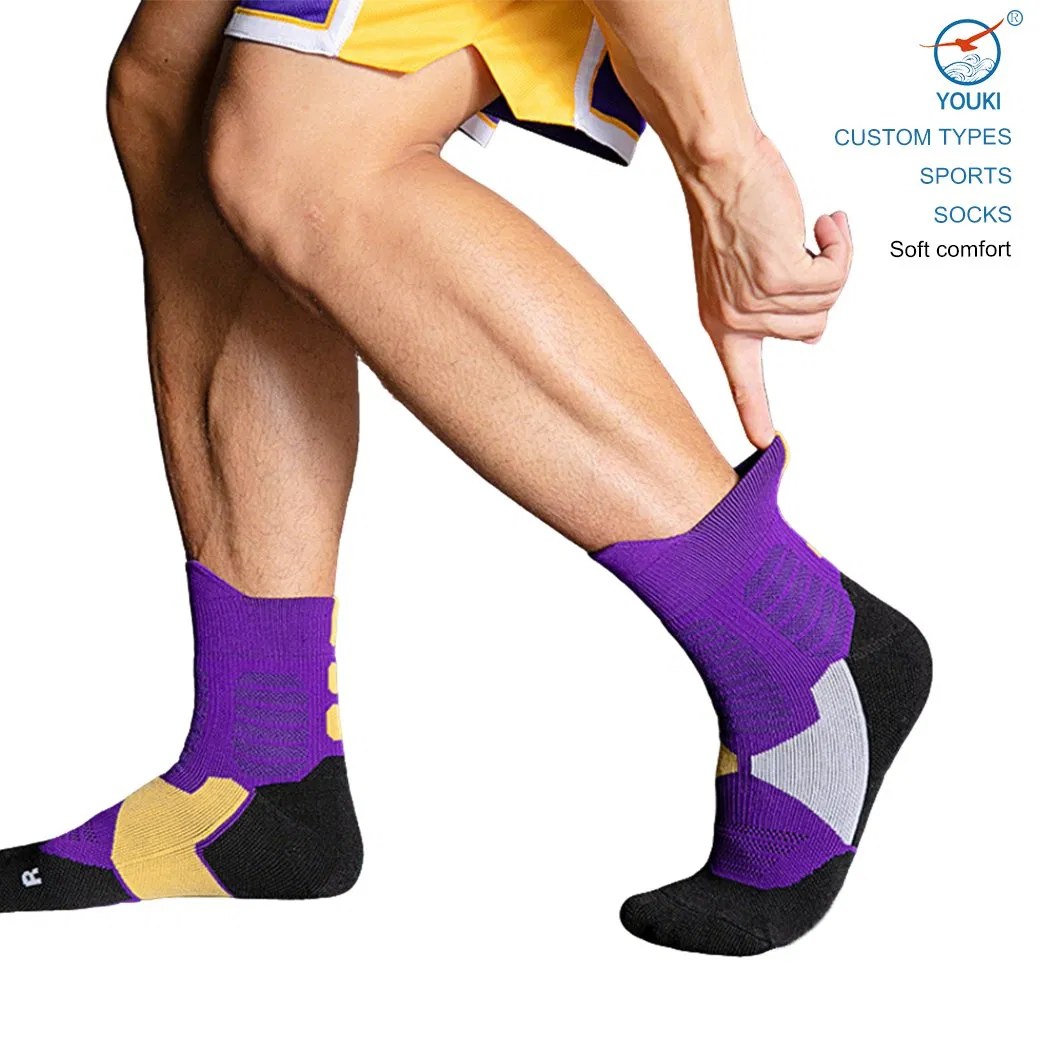 Wholesale Ankle Sports Socks Non Slip Cushioned Performance Socks for Running Basketball Gym Workout