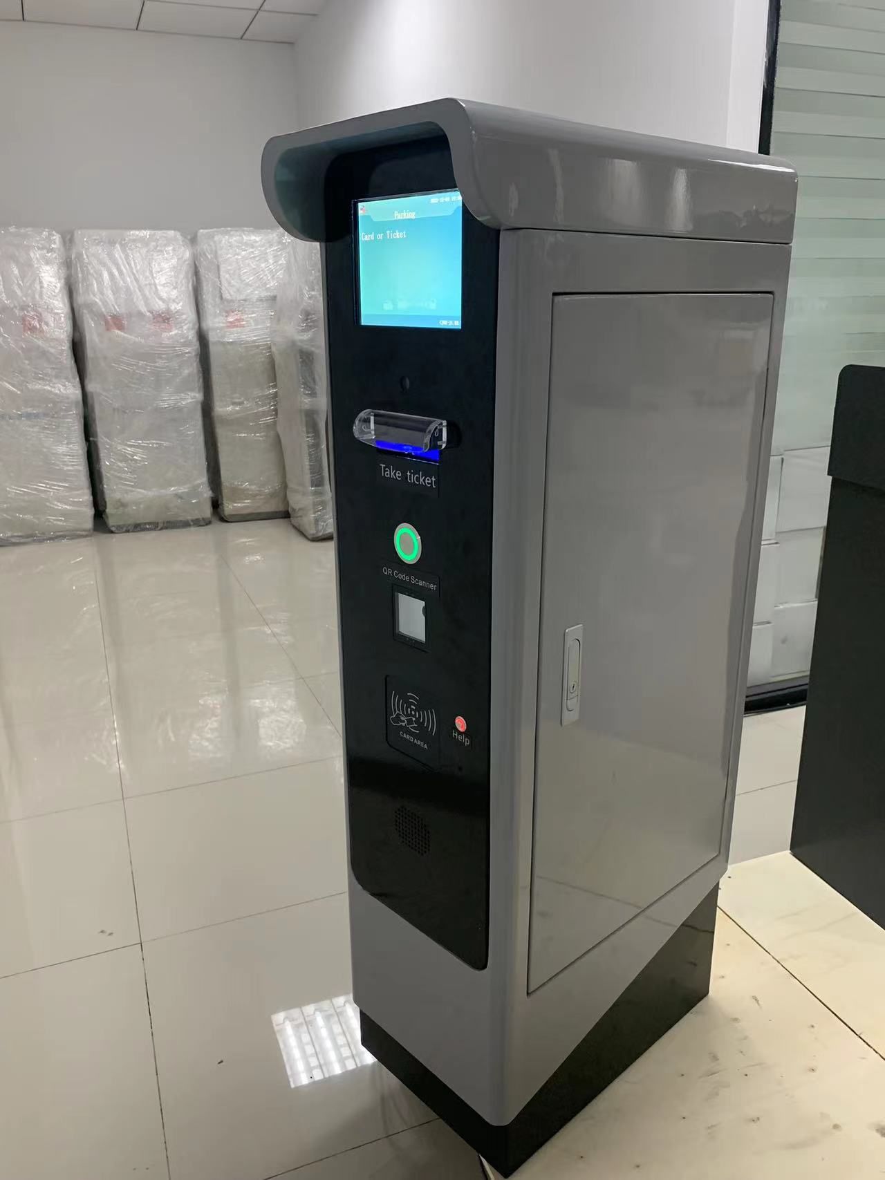 Parking Ticket Vending Machine with Season Card Reader