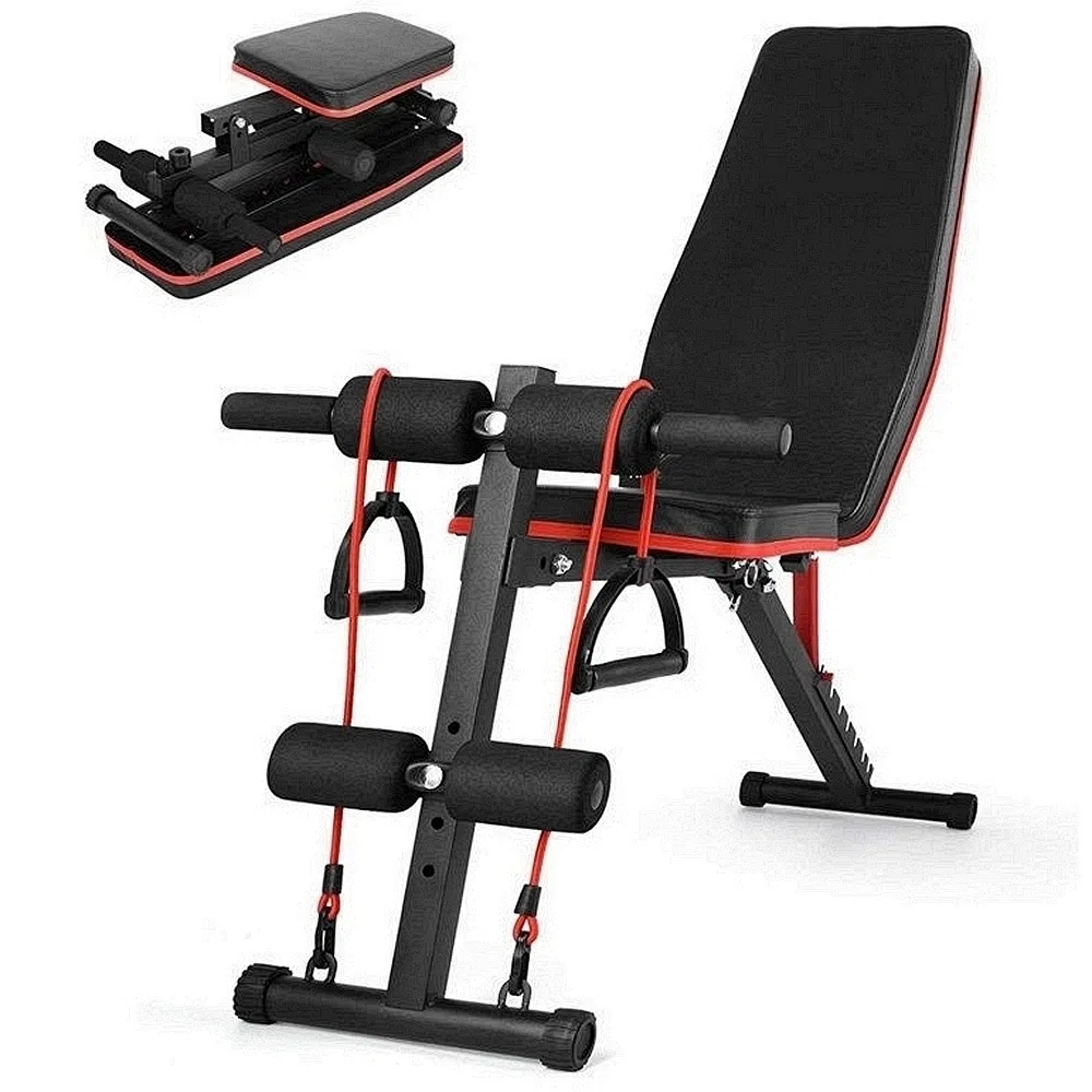High Quality Js-Yld501 Pull Rope+3 Optional Multifunctional Dumbbell Rack Bench