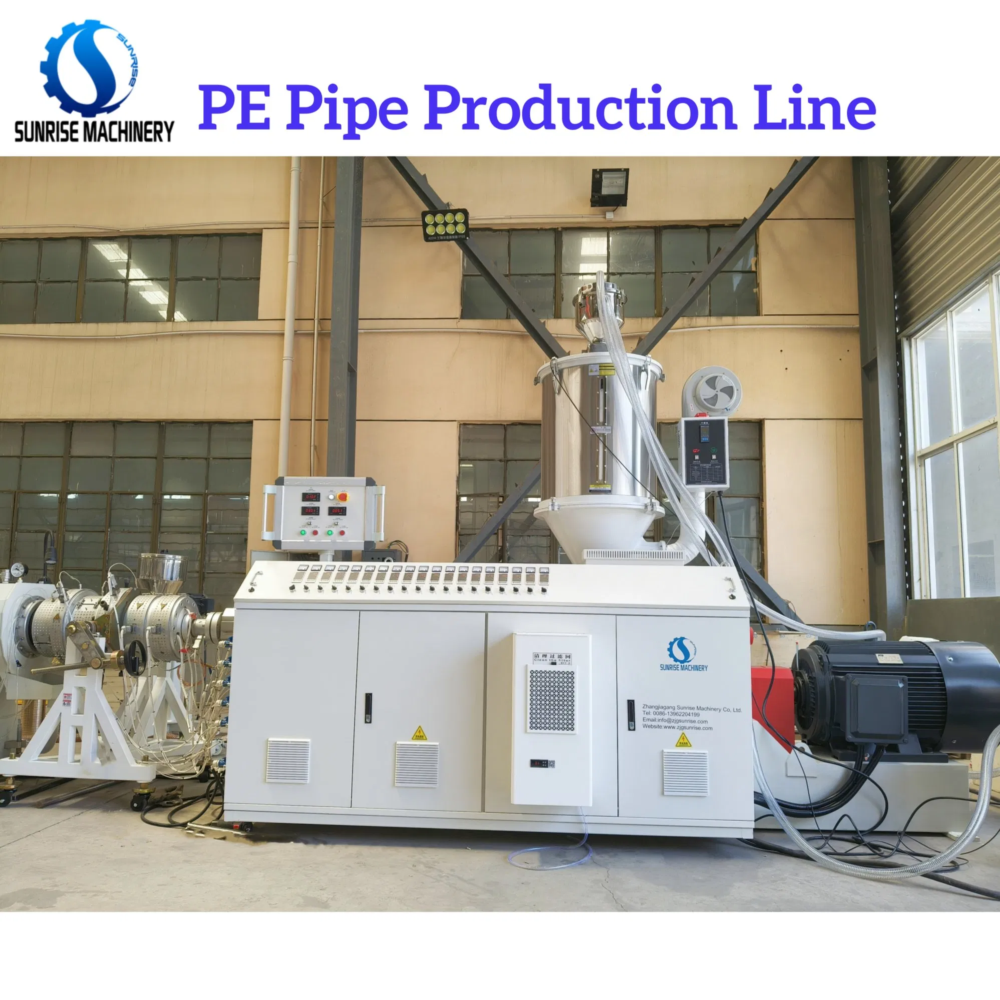 High-Speed HDPE Water and Gas Pipe Extrusion Line