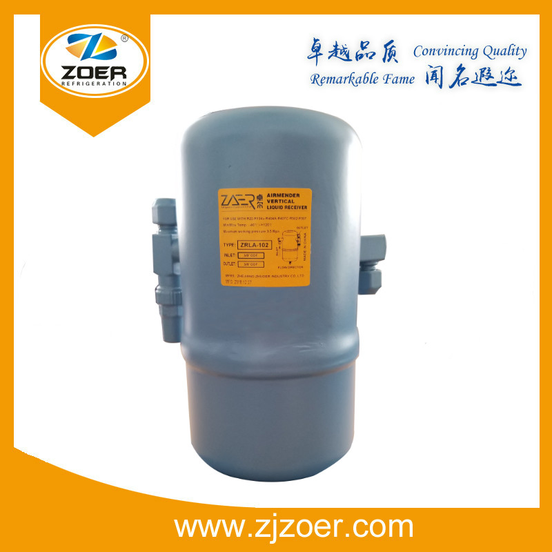Zoer Good Quality Vertical Liquid Receiver for Refrigeration (ZRLA-102)