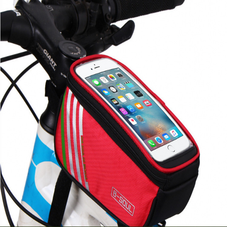 Promotional Outdoor Sports Bicycle Mobile Phone Riding Equipment Saddle Bag