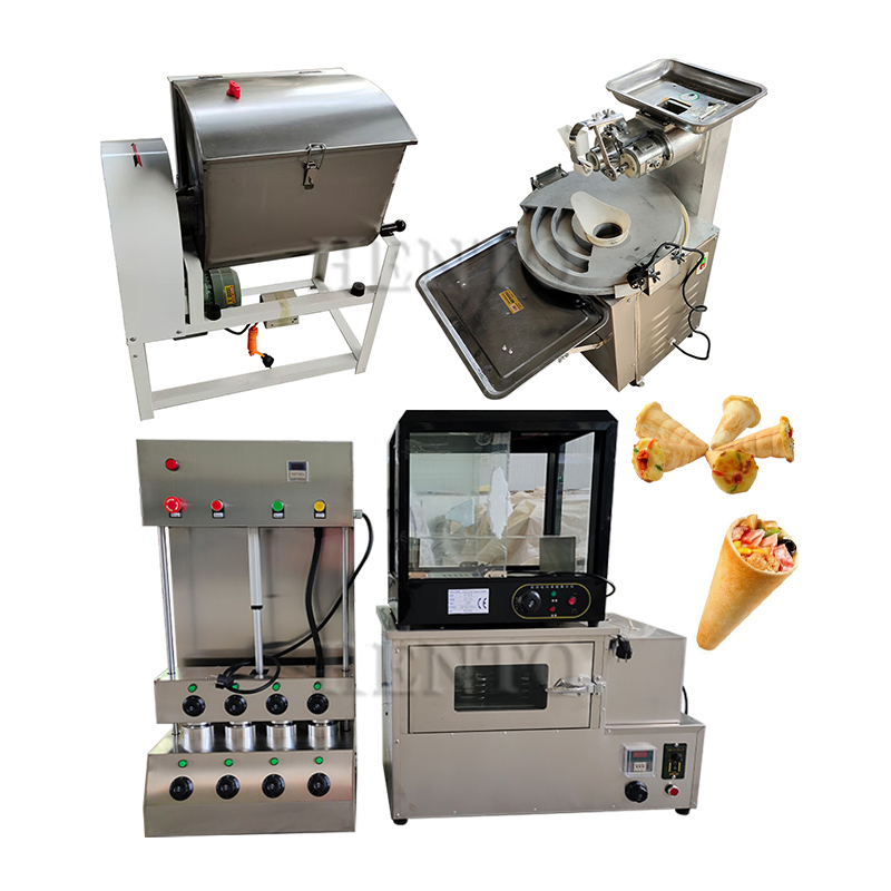 High Automation Pizza Cone Machine / Pizza Cone Production Line