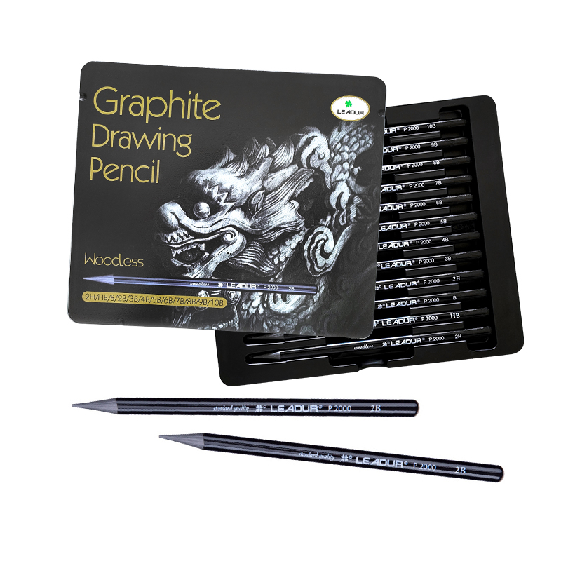 Professional Sketch Art Examinee Exam Painting Sketch Woodless Graphite Pencil Set
