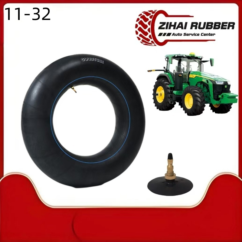 Pingdu Qingdao China Farm Tractor Agricultural Tire Butyl Rubber Inner Tube 11-32