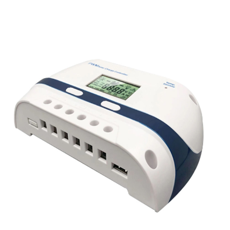 Solar Charge Controller 12V 24V 20A LCD Display Intelligent PWM Solar Charger Controller