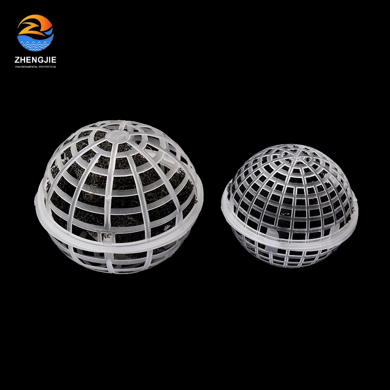 Wastewater Treatment PP Filter Ball Porous Suspended Ball Bio Filler