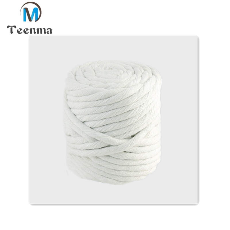 1260c Refractory 10mm Ss Wire Reinforced Twisted Ceramic Fiber Rope