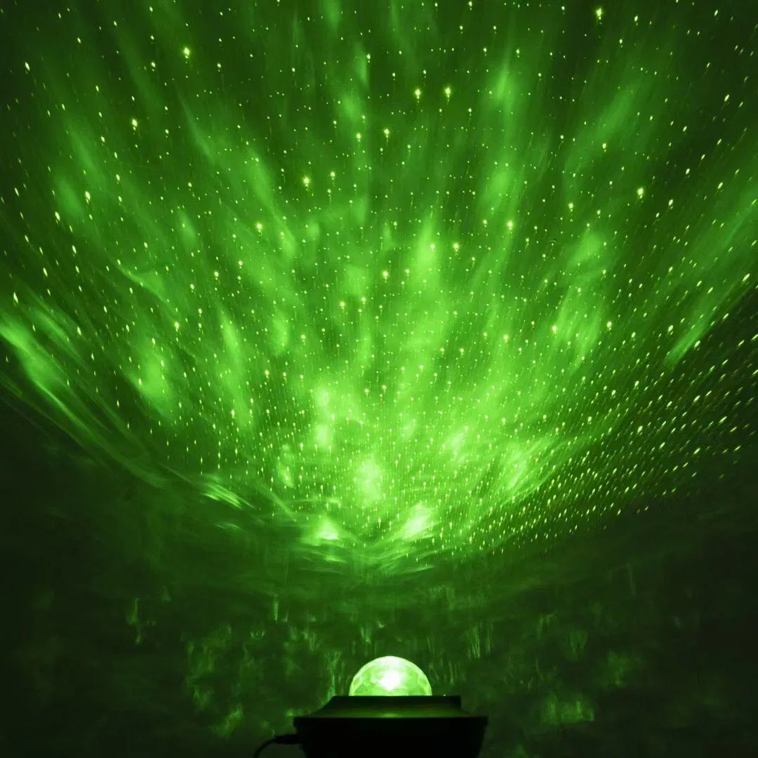 Disco Laser DJ Lighting Star Moon Lamp LED Kids Music Starry Projector Night Light Christmas Decoration LED Light