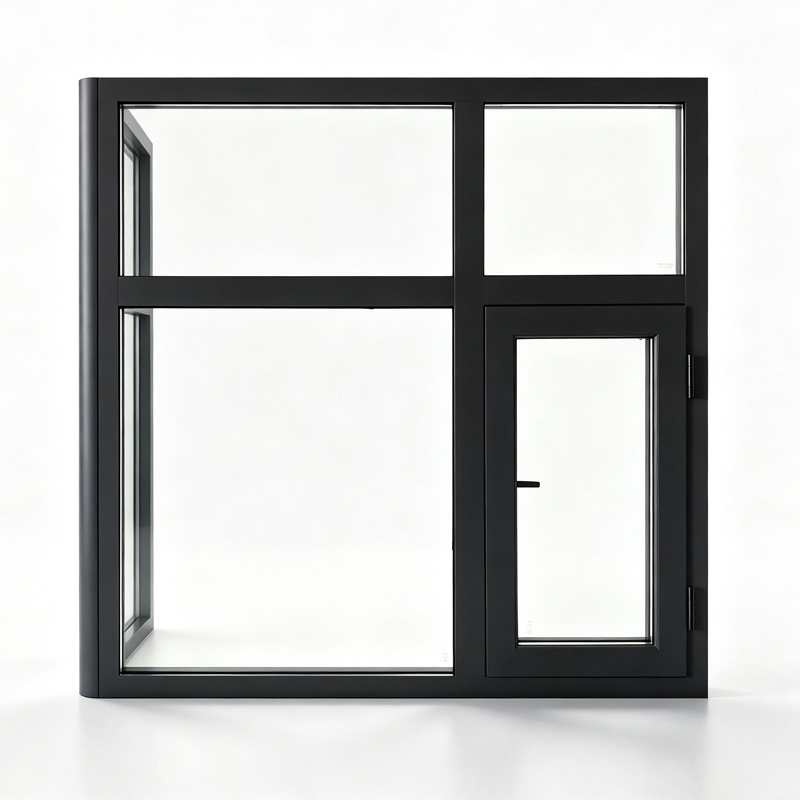Exterior Wall Fixed Fire Prevention Window High Temperature Resistant