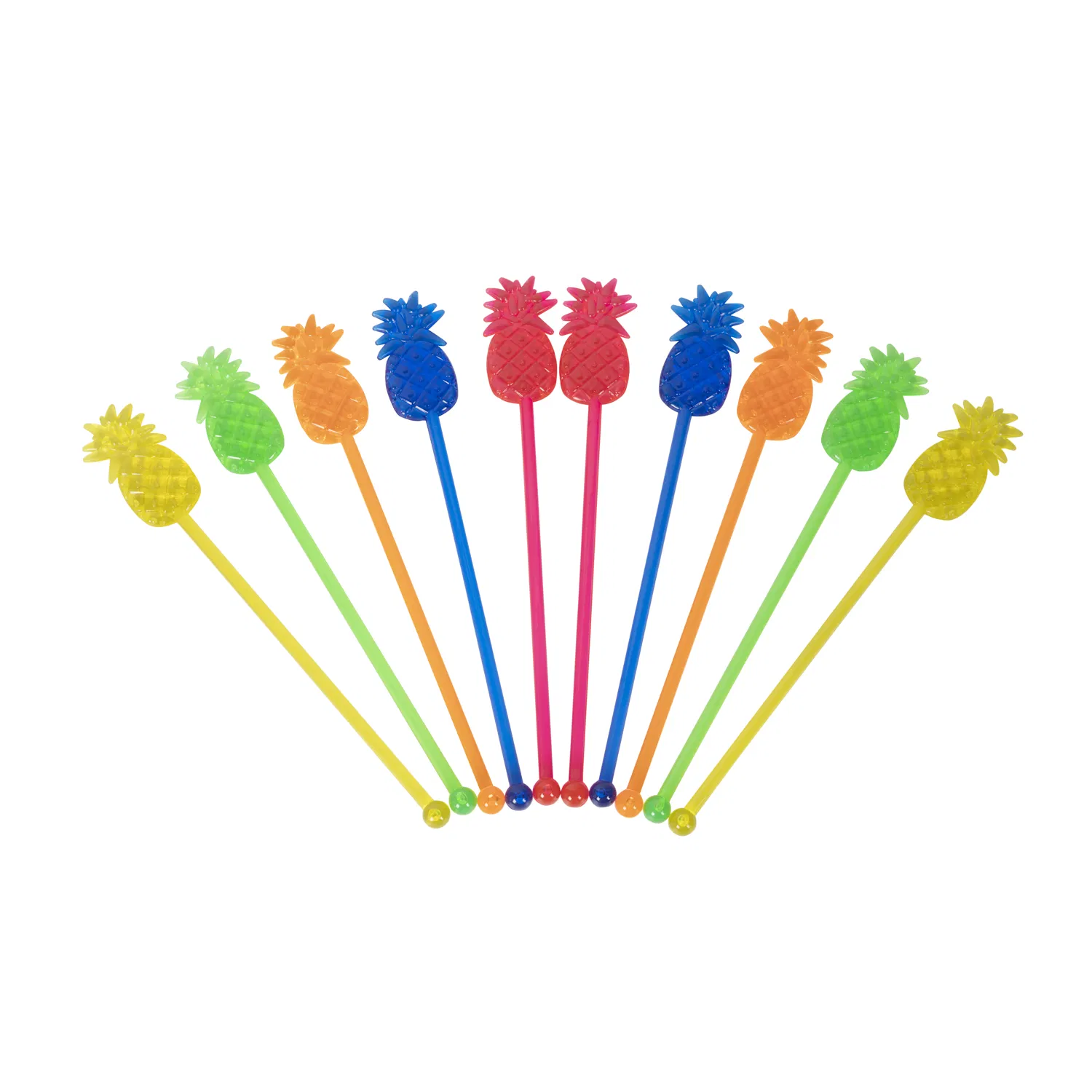 Tropical Pineapple Cocktail Stirrer Set for Festive Gatherings