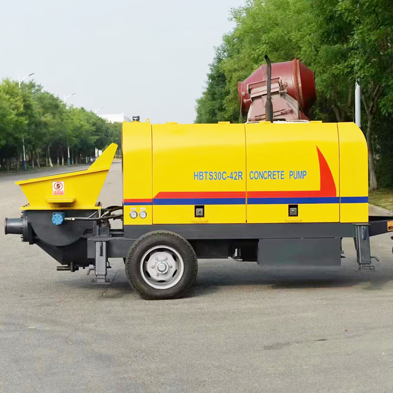 Concrete Pumping Machine Portable Mortar Cement Mini Small Diesel Motor Concrete Pump