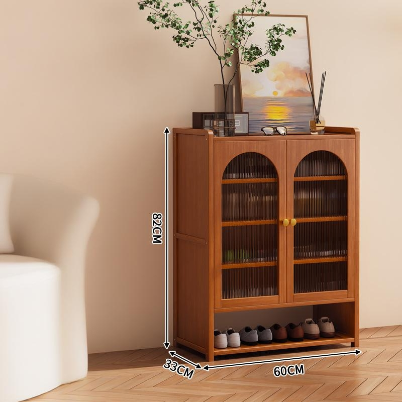 New Storage Shoe Cabinet and Shoe Rack 2 Plastic Changhong 2 Doors 6 Layers 60*33*28cm