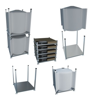 Foldable IBC Liquid Transportation Plastic Bags 1900litre Liquid Storage Flexitbag