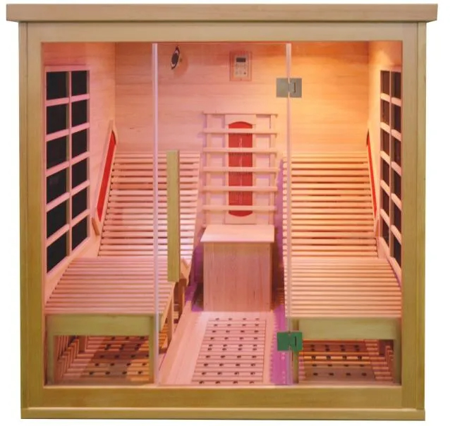 Luxurious Far Infrared Sauna Cabin with Comfortable Recliner