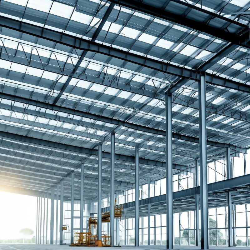 Prefabricated Cold Storage Metal Frame Prefab Building Structure Steel Construction Warehouse