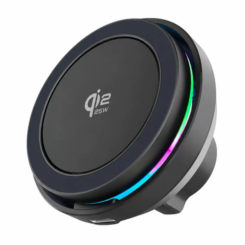 Magnetic Automatic Positioning Fast Charging Mobile Phone Charging Holder Car Wireless Charger