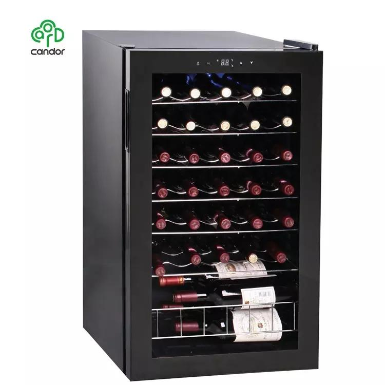 Candor Custom Quality 35 Bottles Compressor Cooling Wine Fridge Wine Cellar Home Appliance