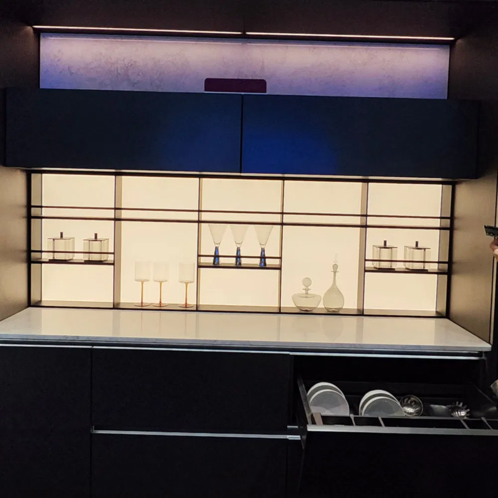 Multi Layer Design Modular Design OEM Custom Backlit Aluminum Kitchen Rack