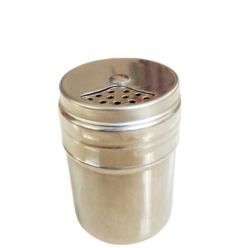 Stainless Steel Seasoning Jar Pepper Shaker Sprinkle Jar Kitchen Gadgets Rotary
