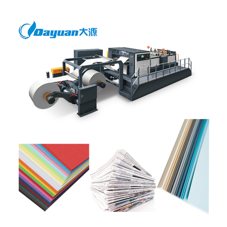 Dayuan Km 1100mm Customized Automatic Paper Cutter Machine with Double Blade for Offset Paper Printing Machinery