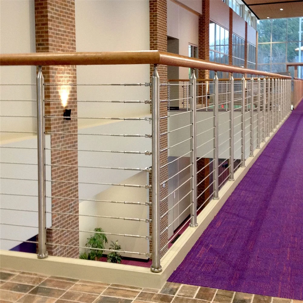 Wire Rope Railing Balustrade with Stainless Steel Wire Ropes