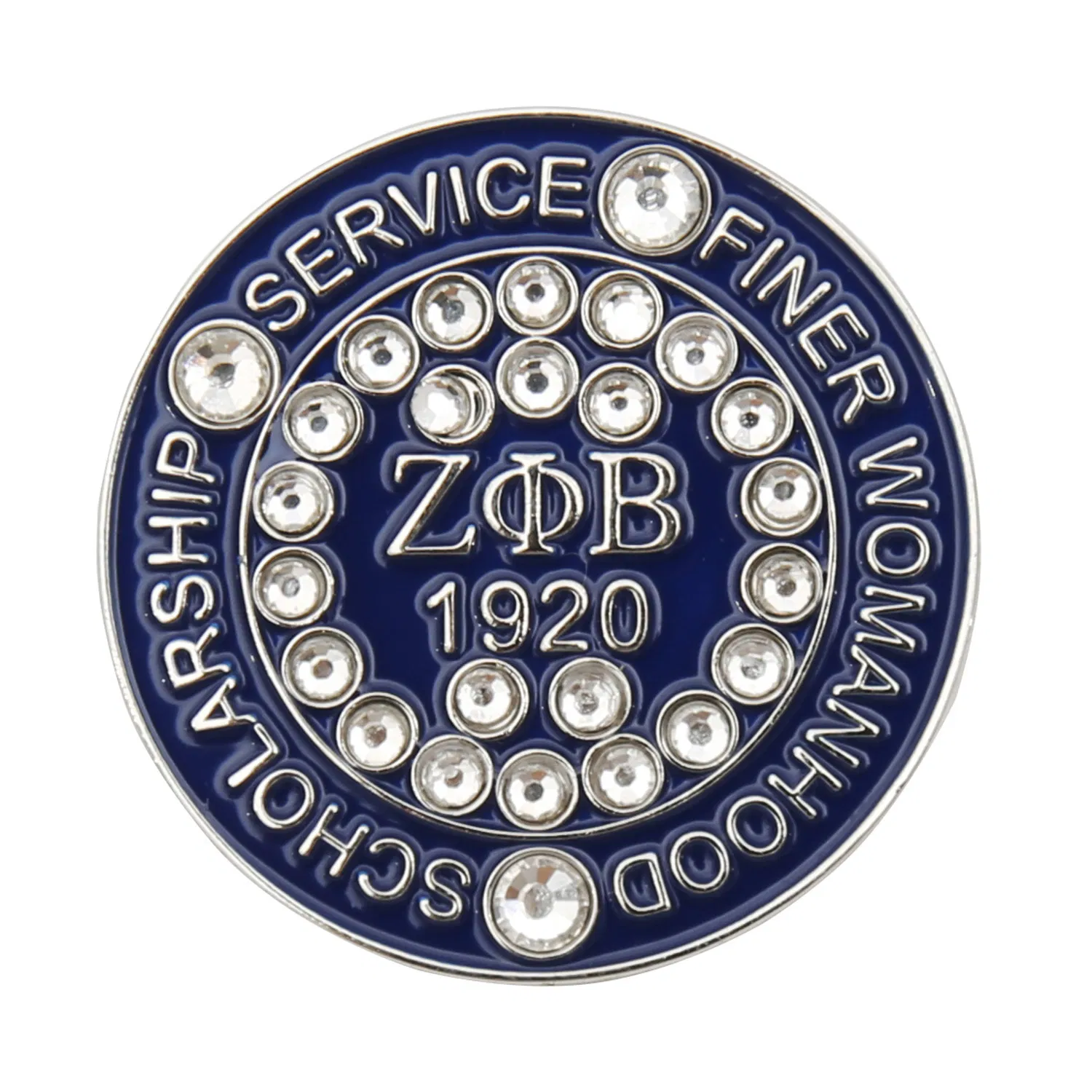 Design Your Own Enamel Pin Manufacturers Custom No Minimum Rhinestones Zeta Phi Beta Sorority Hard Enamel Pin