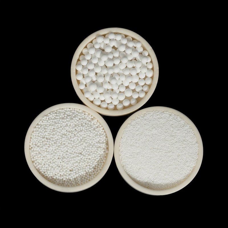 Corrosion-Resistant Chemically-Stable Zirconium Oxide Ceramic Ball for Solvent Extraction with High-Strength Body