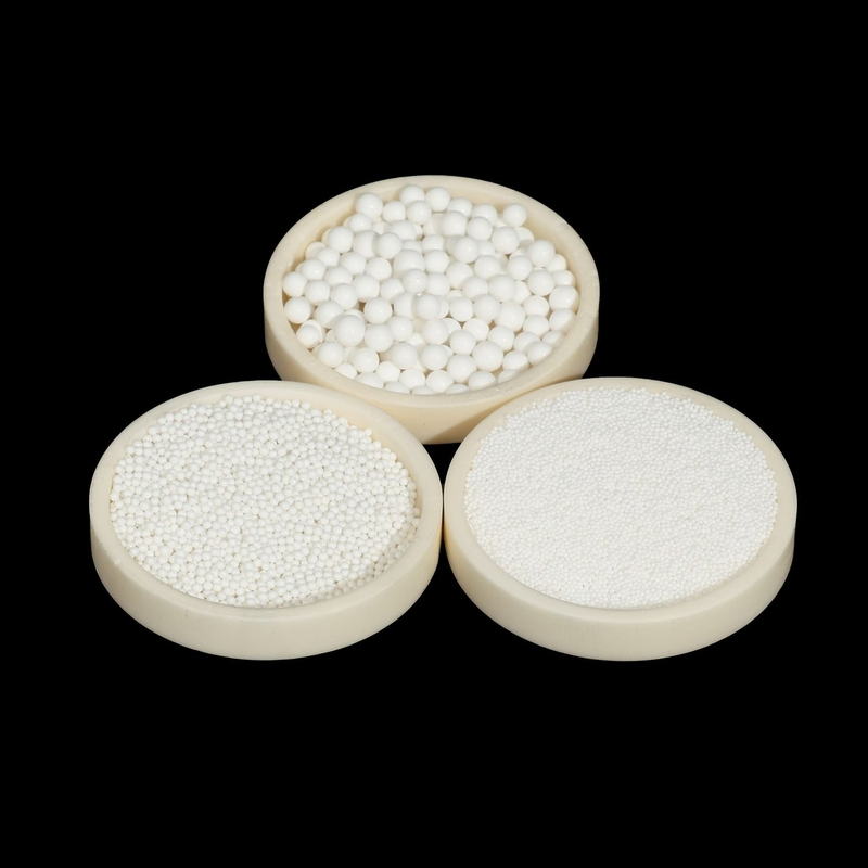 High-Grade High-Strength Zirconium Oxide Ceramic Ball for Gas Purification with Low-Water-Absorption Media