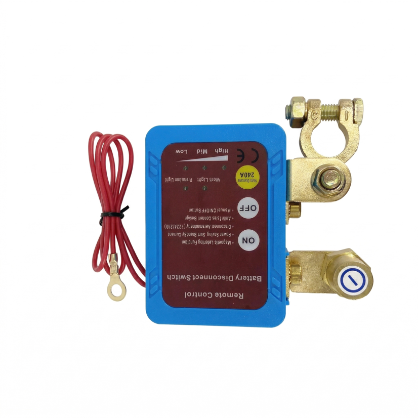 24VDC Heavy-Duty Remote Battery Disconnect Switch Shut off Switch Power Isolator Easy Installation