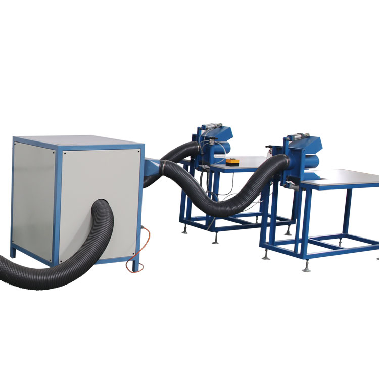 Double Head Fibre Polyester Fiber Opening Carding Pillow Cushion Filling Stuffing Machine