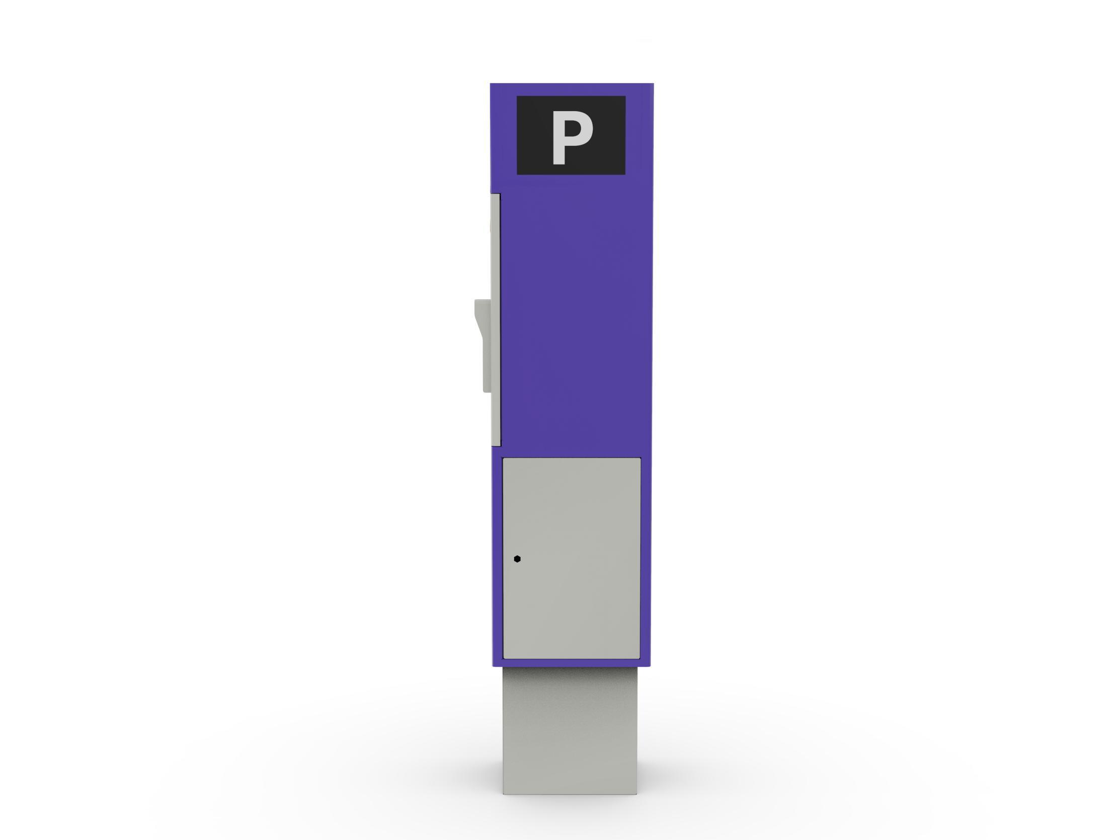 Street Parking Pay by Plate Device Solar Meters