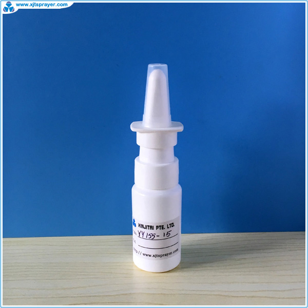 15ml HDPE Snap on Nasal Spray Bottle with Big Actuator