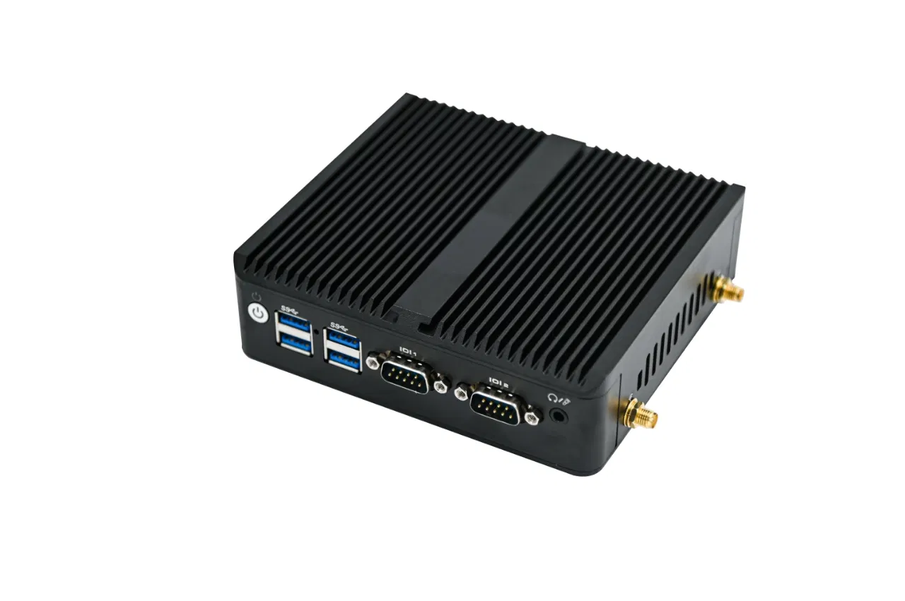 Embedded Fanless PC Intel N100/N200/N300 Mini PC Support Windows11 Barebone System