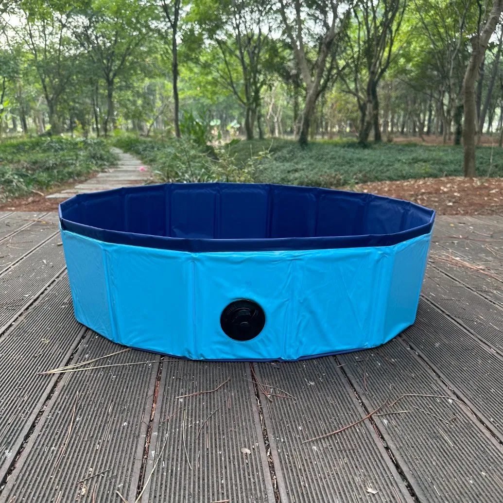 Collapsible Pet Swimming Pool for Dogs and Foldable Dog Pool