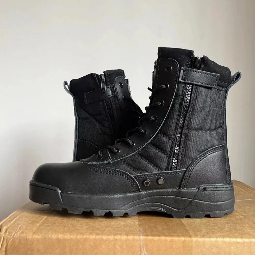 Factory Wholesale Custom Logo Anti Slip Waterproof Outdoor Training Tactical Desert Boots
