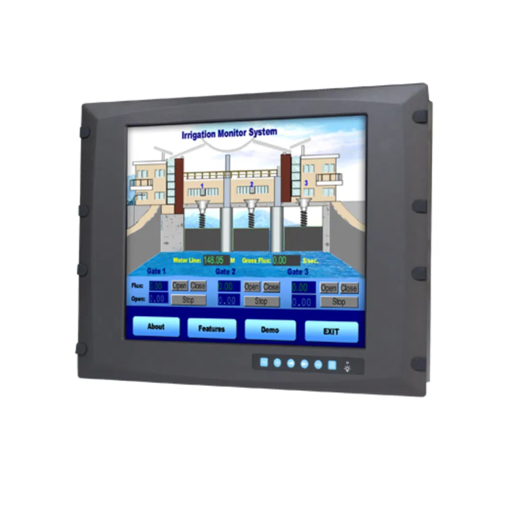 Advantech FPM-3171g 17 Inch Sxga Wide Operating Temperature Range Industrial Monitor