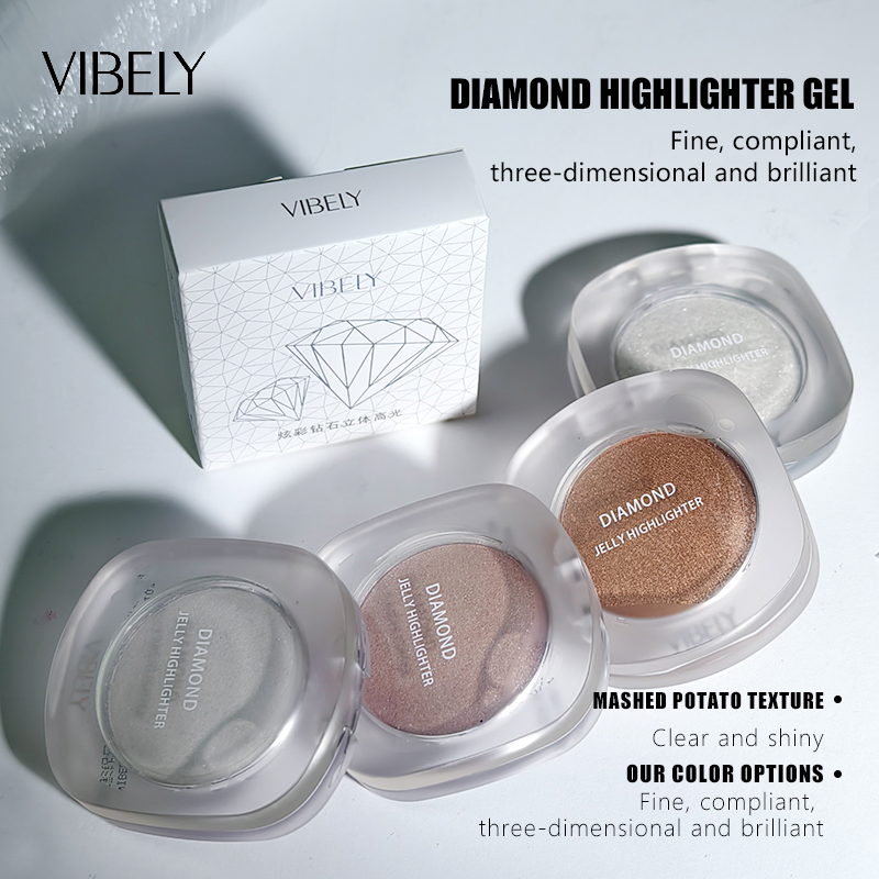 Makeup Naturally Brighten Skin Glitter Lasting Cosmetics Diamond Shimmer Highlight