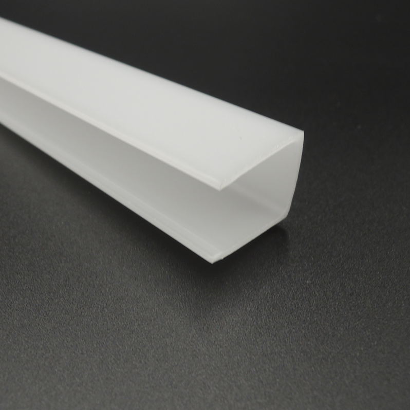 U Shape White Extrusion LED Linear Lighting Cover PC Lampshade