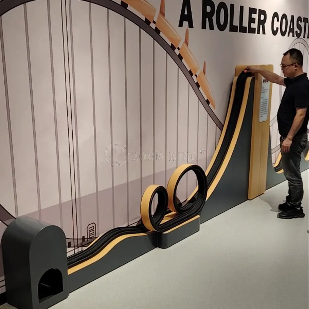 Physics Roller Coaster Exhibit: Stunning Mechanics Demonstration at Huangpu Development Zone Science Museum Motion Demonstrators