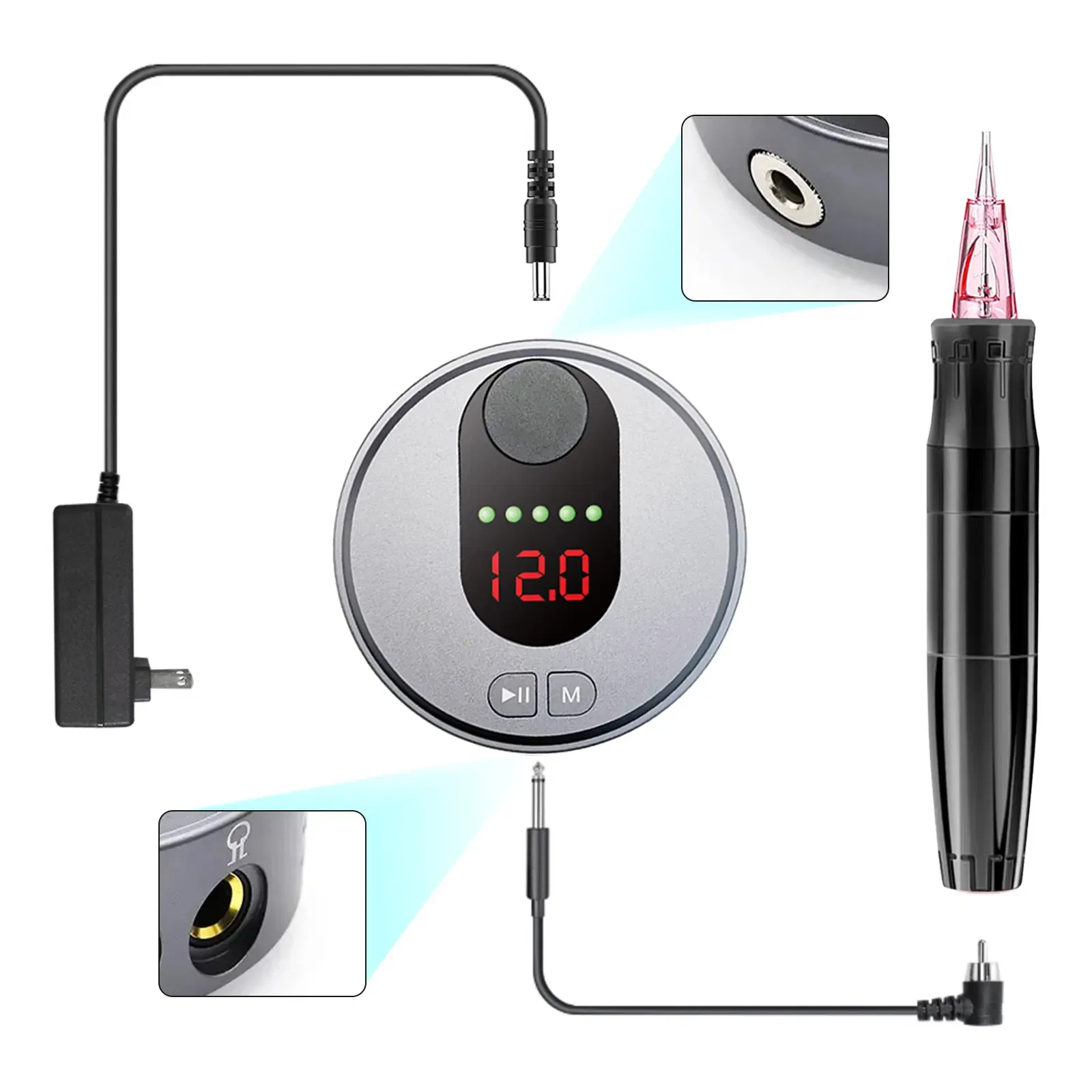 Free Logo Lip Blush Eyebrow Tattoo Gun Kit Permanent Makeup Machine Complete Sets