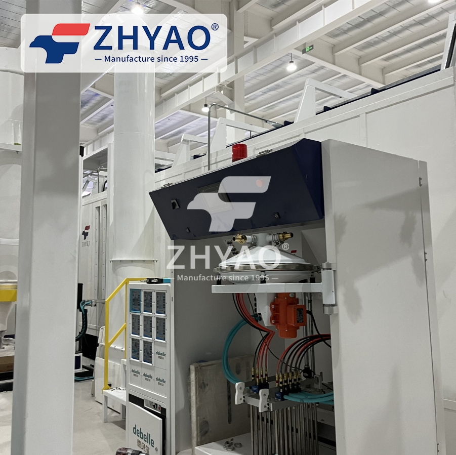 Zhyao China Direct Factory Supplier for Metal Cabinet Plates Manual/Automatic Powder Coating Line