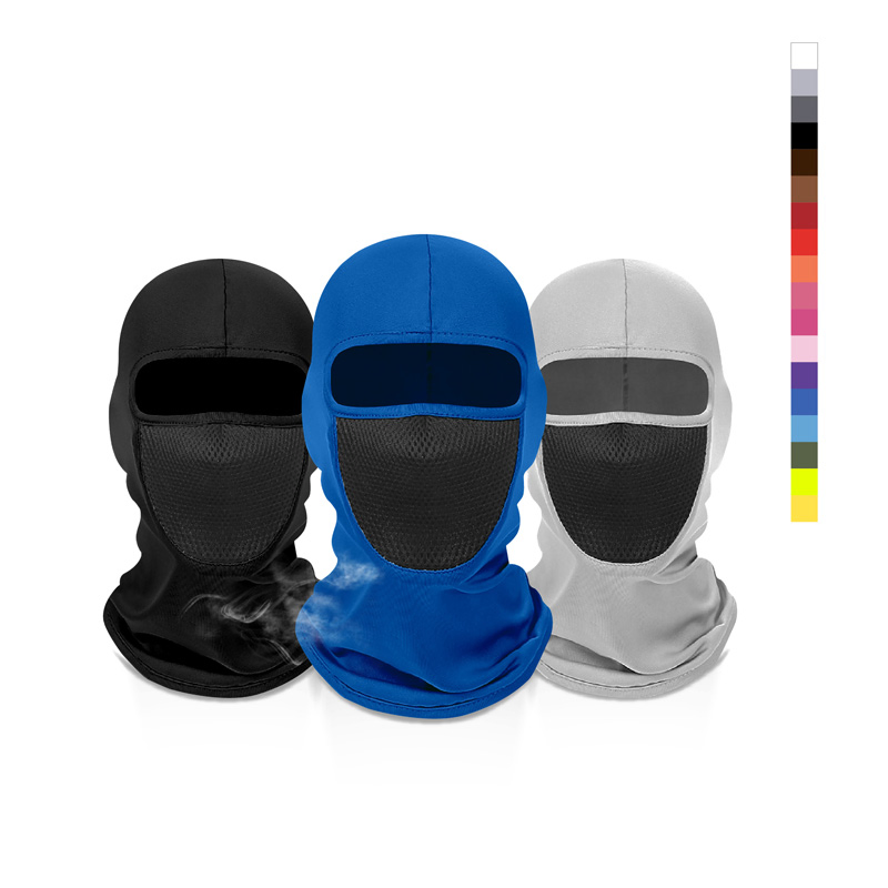 Custom Printed Cooling Sun Protection Men Motorcycle Cycling Helmet Inner Liner Face Ski Mask Balaclava
