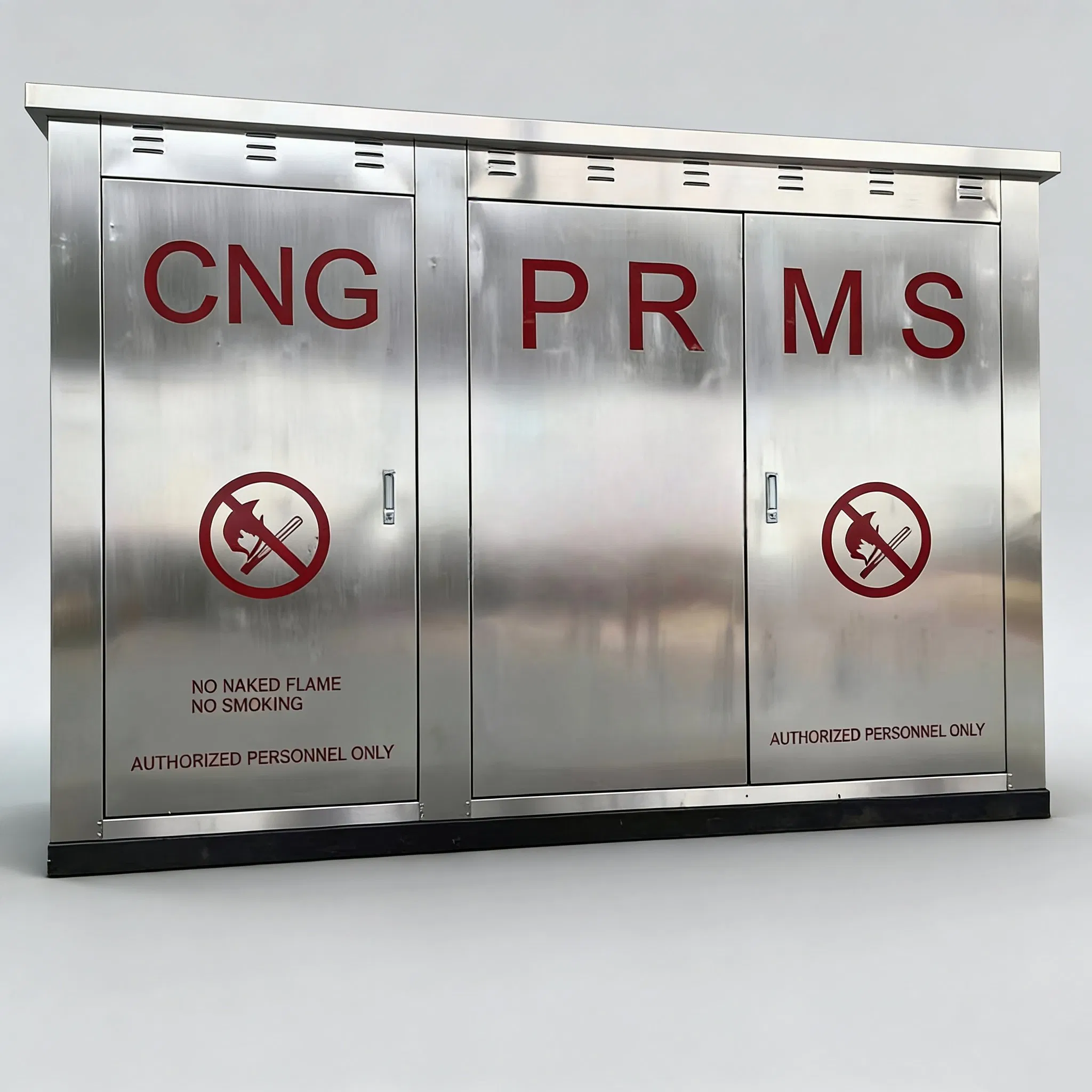 High Pressure CNG Prms Skid Mounted Regulating Metering Station