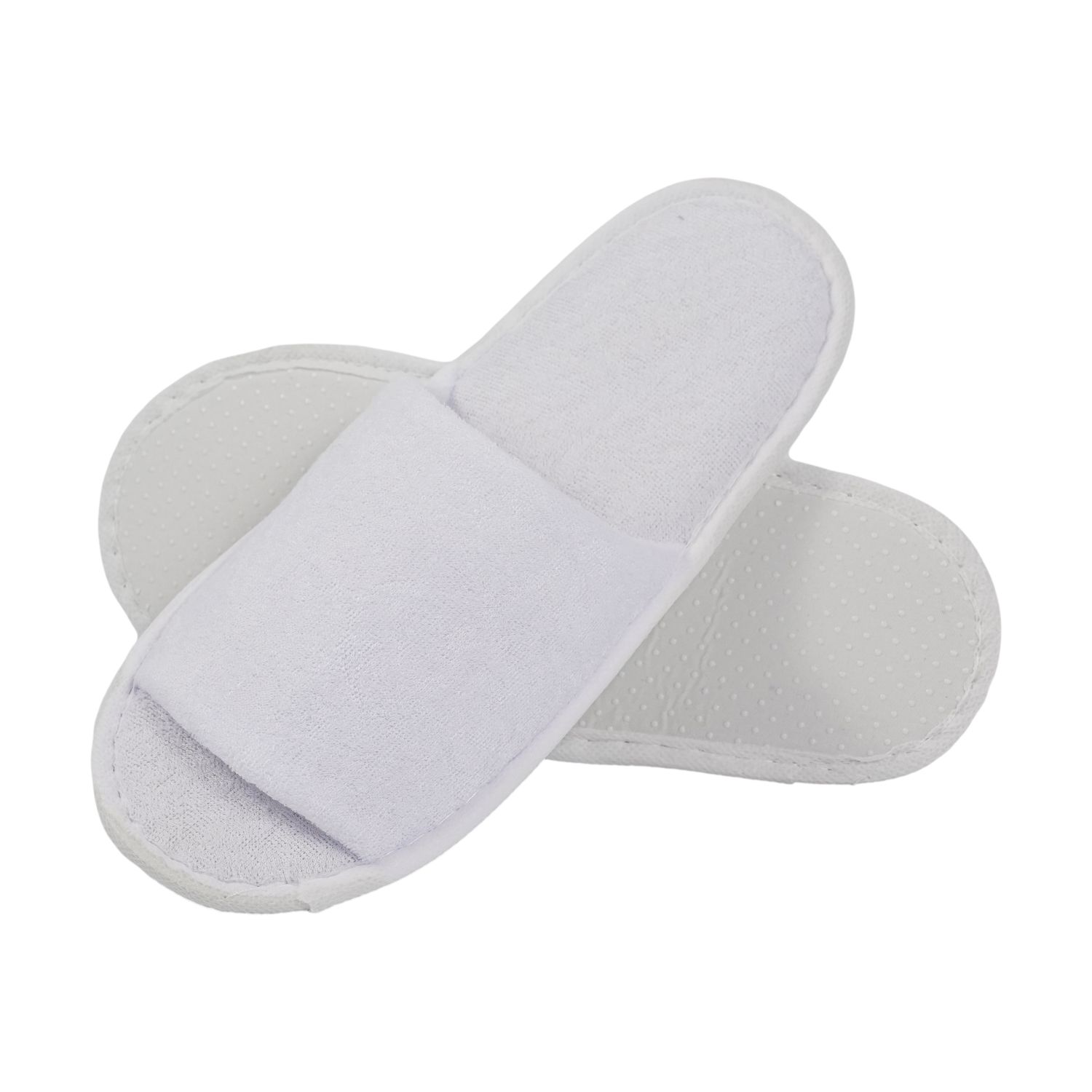 Towel Cloth and Dense Velvet Hotel Slippers SPA Luxury