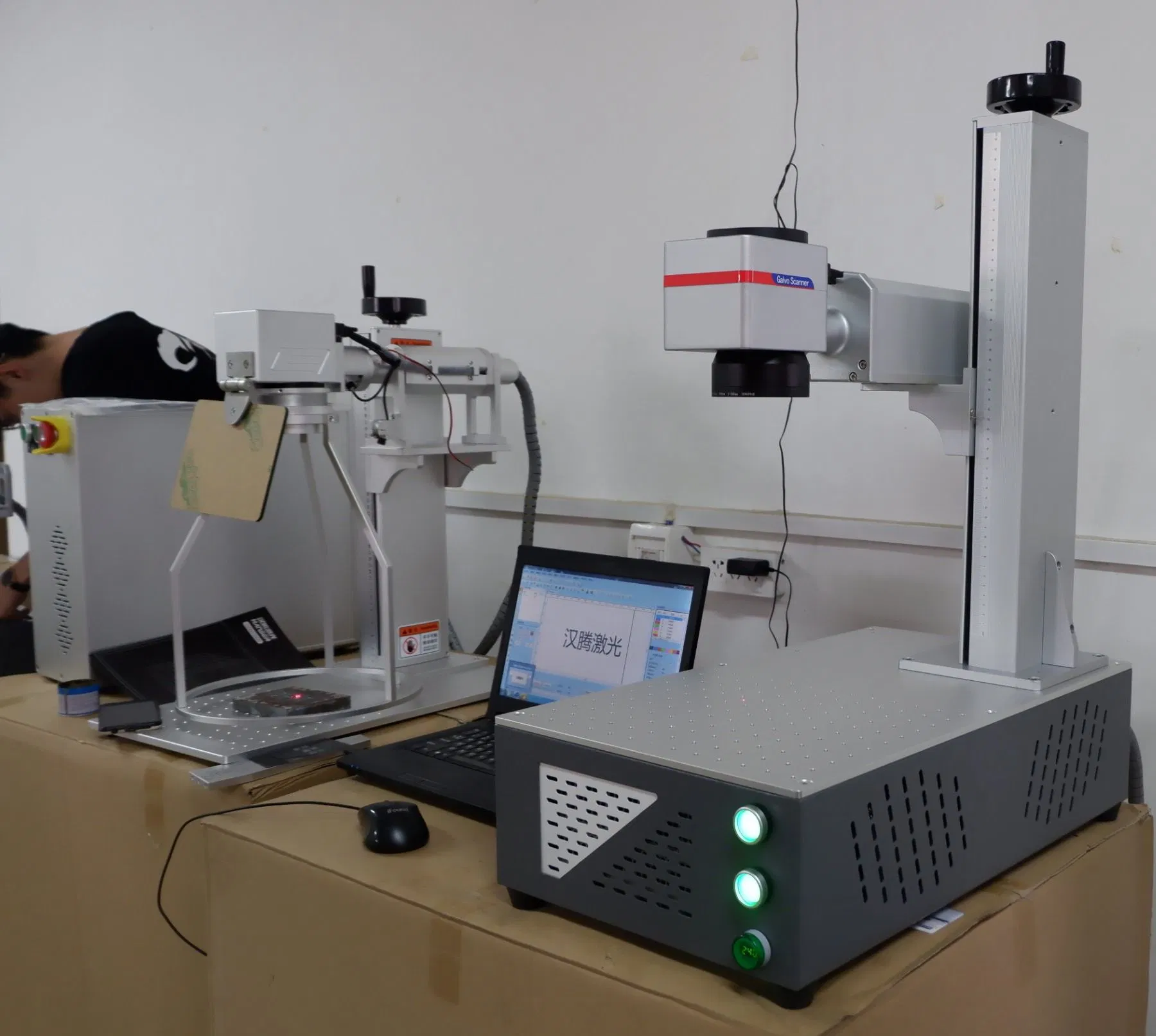 Hongyuan Low Cost Portable Fiber Laser Marking Machine for Metal