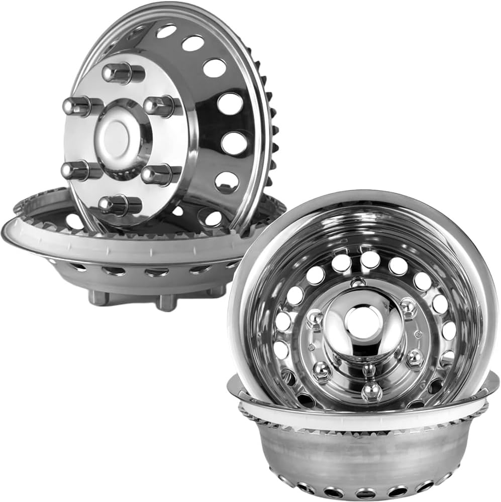 16" Wheel Simulators 4PCS Snap-on for Mercedes Sprinter 3500 Dually