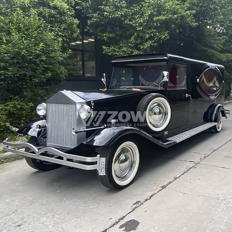 4 Wheel Luxury for Funeral Service Electric Vintage Funeral Hearse Car